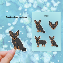 Load image into Gallery viewer, Chipoo (Chihuahua/Poodle mix) Vinyl Sticker Set
