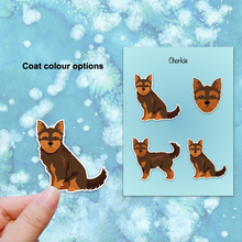 Load image into Gallery viewer, Chorkie (Chihuahua/Yorkshire Terrier mix) Vinyl Sticker Set
