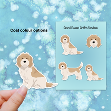 Load image into Gallery viewer, Grand Basset Griffon Vendeen Vinyl Sticker Set
