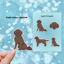 Load image into Gallery viewer, Lagotto Romagnolo Vinyl Sticker Set
