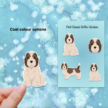 Load image into Gallery viewer, Petit Basset Griffon Vendeen Vinyl Sticker Set
