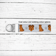 Load image into Gallery viewer, Norfolk Terrier key wristlet
