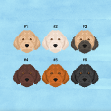 Load image into Gallery viewer, Whoodle (Wheaten Terrier/Poodle mix) ID Pet Tag
