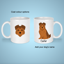 Load image into Gallery viewer, Norfolk Terrier 11 oz mug personalized
