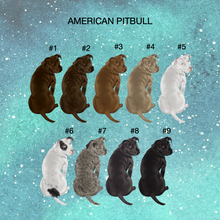 Load image into Gallery viewer, American Pitbull Northern Lights Ornament
