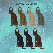Load image into Gallery viewer, Australian Kelpie Northern Lights Ornament
