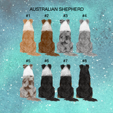 Load image into Gallery viewer, Australian Shepherd Northern Lights Ornament

