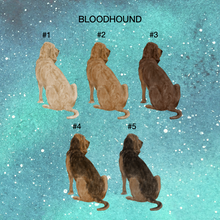 Load image into Gallery viewer, Bloodhound Northern Lights Ornament
