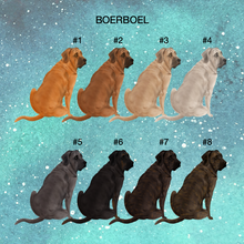 Load image into Gallery viewer, Boerboel Northern Lights Ornament
