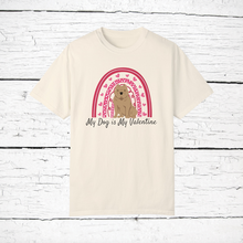 Load image into Gallery viewer, American Bully &#39;My Dog is My Valentine&#39; 100% cotton t-shirt customized
