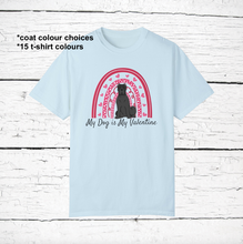 Load image into Gallery viewer, Cane Corso (cropped ears) &#39;My Dog is My Valentine&#39; 100% cotton t-shirt customized
