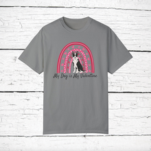 Load image into Gallery viewer, Canaan Dog &#39;My Dog is My Valentine&#39; 100% cotton t-shirt customized
