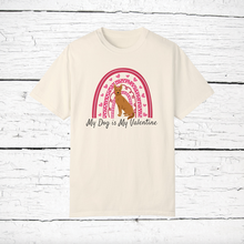 Load image into Gallery viewer, Carolina Dog &#39;My Dog is My Valentine&#39; 100% cotton t-shirt customized

