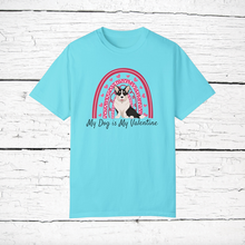 Load image into Gallery viewer, Cardigan Welsh Corgi &#39;My Dog is My Valentine&#39; 100% cotton t-shirt customized
