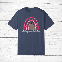 Load image into Gallery viewer, English Mastiff &#39;My Dog is My Valentine&#39; 100% cotton t-shirt customized

