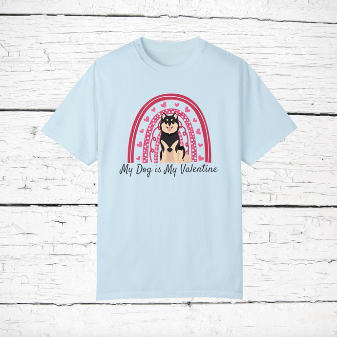 Finnish Lapphund 'My Dog is My Valentine' 100% cotton t-shirt customized