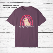 Load image into Gallery viewer, Havanese &#39;My Dog is My Valentine&#39; 100% cotton t-shirt customized
