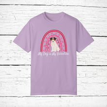 Load image into Gallery viewer, Jack Russell (wire coat) &#39;My Dog is My Valentine&#39; 100% cotton t-shirt customized
