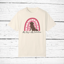 Load image into Gallery viewer, Lagotto Romagnolo &#39;My Dog is My Valentine&#39; 100% cotton t-shirt customized
