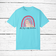 Load image into Gallery viewer, Lhasa Apso &#39;My Dog is My Valentine&#39; 100% cotton t-shirt customized
