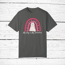 Load image into Gallery viewer, Maltese &#39;My Dog is My Valentine&#39; 100% cotton t-shirt customized
