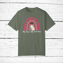 Load image into Gallery viewer, Rat Terrier &#39;My Dog is My Valentine&#39; 100% cotton t-shirt customized
