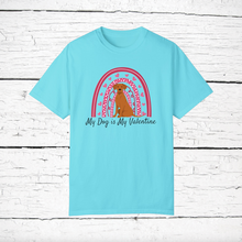 Load image into Gallery viewer, Rhodesian Ridgeback &#39;My Dog is My Valentine&#39; 100% cotton t-shirt customized
