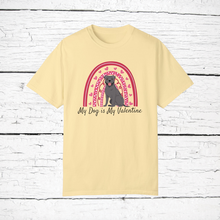 Load image into Gallery viewer, Staffordshire Bull Terrier &#39;My Dog is My Valentine&#39; 100% cotton t-shirt customized
