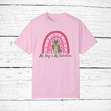 Load image into Gallery viewer, Swedish Vallhund &#39;My Dog is My Valentine&#39; 100% cotton t-shirt customized
