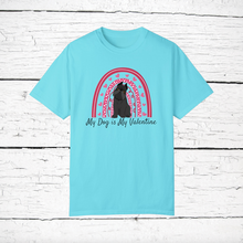 Load image into Gallery viewer, Brussels Griffon (cropped ears) &#39;My Dog is My Valentine&#39; 100% cotton t-shirt customized
