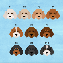 Load image into Gallery viewer, Cockapoo (Cocker Spaniel/Poodle mix) ID Pet Tag
