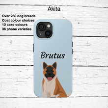 Load image into Gallery viewer, Akita Tough Phone Case Personalized
