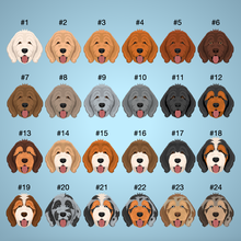Load image into Gallery viewer, Goldendoodle (Golden Retriever/Poodle mix) ID Pet Tag
