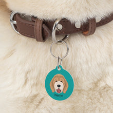 Load image into Gallery viewer, Goldendoodle (Golden Retriever/Poodle mix) ID Pet Tag
