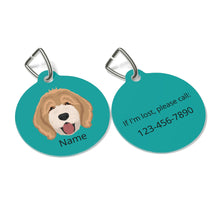 Load image into Gallery viewer, Goldendoodle (Golden Retriever/Poodle mix) ID Pet Tag
