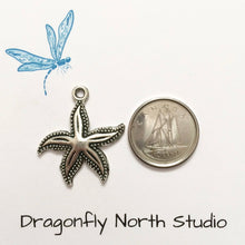 Load image into Gallery viewer, Starfish charm - sea creatures charm
