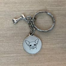 Load image into Gallery viewer, Chihuahua (short-haired) keychain

