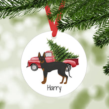 Load image into Gallery viewer, English Toy Terrier ornament personalized

