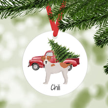 Load image into Gallery viewer, Parson Russell Terrier ornament personalized
