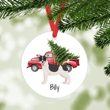 Load image into Gallery viewer, Jack Russell Terrier (smoothcoat) ornament personalized
