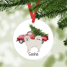 Load image into Gallery viewer, Italian Spitz ornament personalized
