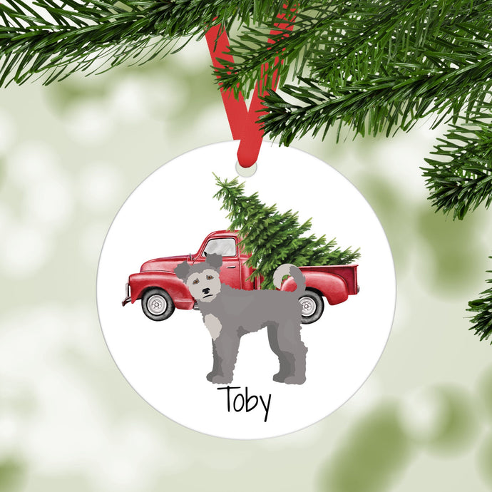 Pumi ornament personalized