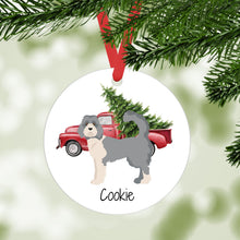 Load image into Gallery viewer, Labradoodle ornament personalized
