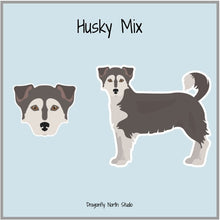 Load image into Gallery viewer, Husky Mix Vinyl Sticker Set
