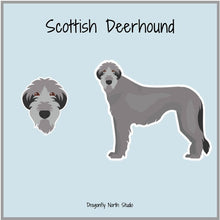 Load image into Gallery viewer, Scottish Deerhound Vinyl Sticker Set

