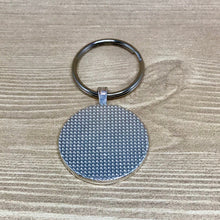Load image into Gallery viewer, Black Domestic shorthair cat keychain personalized
