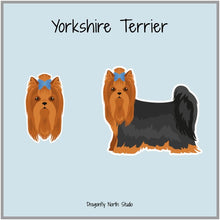 Load image into Gallery viewer, Yorkshire Terrier Vinyl Sticker Set
