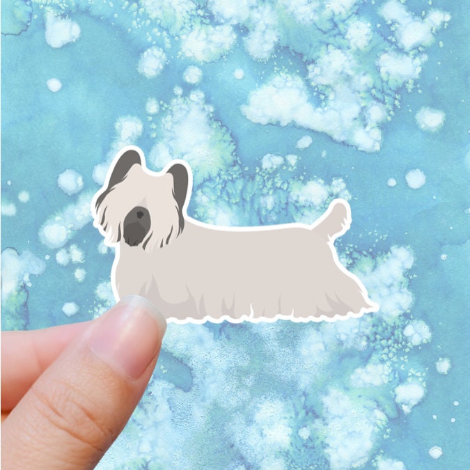 Skye Terrier Vinyl Sticker Set