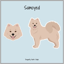 Load image into Gallery viewer, Samoyed Vinyl Sticker Set
