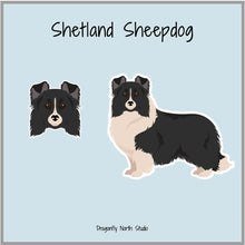 Load image into Gallery viewer, Shetland Sheepdog Vinyl Sticker Set
